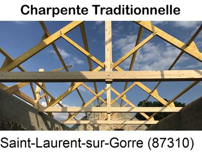 Travaux rénovation toiture à Saint-Laurent-sur-Gorre-87310