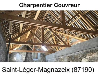 Votre charpentier, travaux de charpente Saint-Léger-Magnazeix-87190