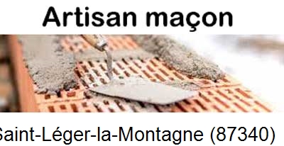 Entreprise de maçonnerie à Saint-Léger-la-Montagne-87340