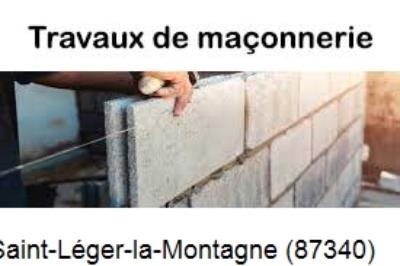 Rénovation maçonnerie à Saint-Léger-la-Montagne-87340