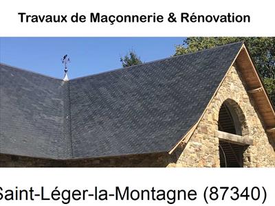 Maçonnerie en neuf à Saint-Léger-la-Montagne-87340