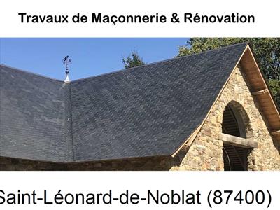 Maçonnerie en neuf à Saint-Léonard-de-Noblat-87400