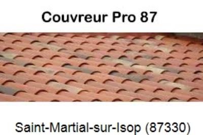 Entreprise de couverture à Saint-Martial-sur-Isop-87330