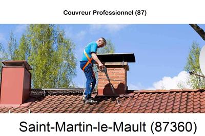 Couvreur à Saint-Martin-le-Mault-87360