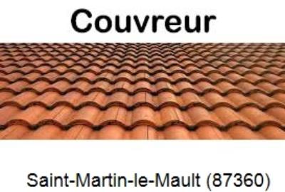 Réparation fuite de toiture à Saint-Martin-le-Mault-87360