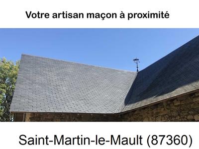 Département Haute-vienne, artisan maçon Saint-Martin-le-Mault-87360