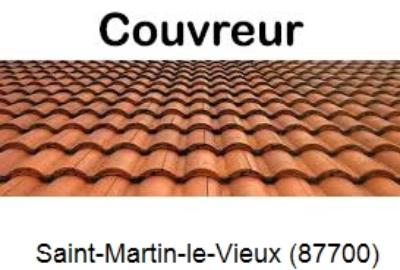 Réparation fuite de toiture à Saint-Martin-le-Vieux-87700