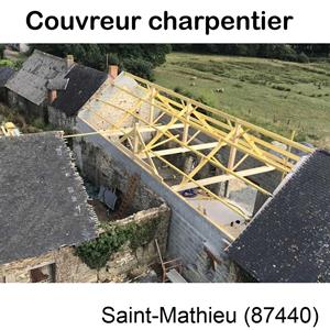 Votre artisan en charpente illustration Saint-Mathieu-87440