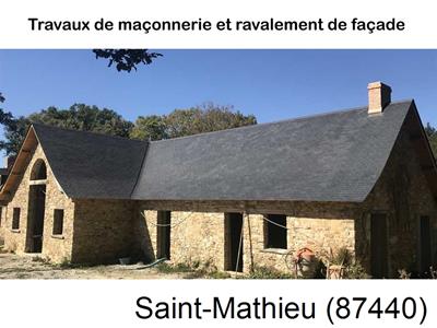 Maçon à proximité de Saint-Mathieu-87440