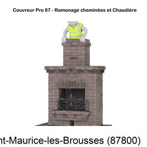 couvreur pour ramonage Saint-Maurice-les-Brousses-87800