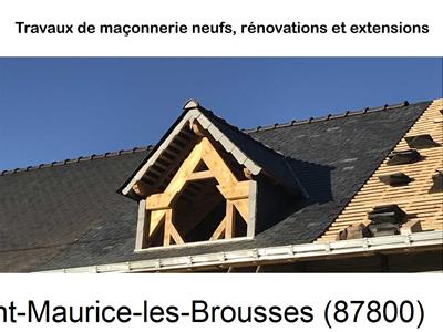 Maçonnerie en neuf à Saint-Maurice-les-Brousses-87800