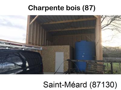 charpente traditionnelle à Saint-Méard-87130