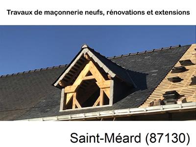 Maçonnerie en neuf à Saint-Méard-87130