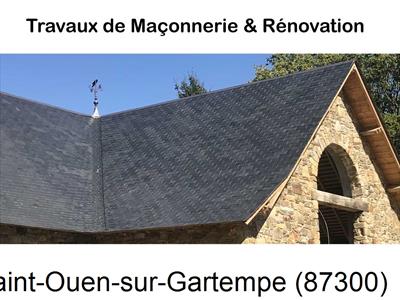 Département Haute-vienne, artisan maçon Saint-Ouen-sur-Gartempe-87300