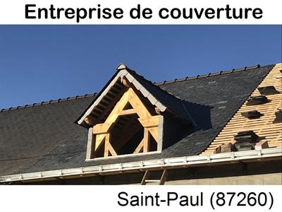 Charpentier, charpente bois Saint-Paul-87260