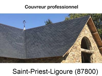 Artisan couvreur 87 Saint-Priest-Ligoure-87800