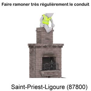 Gainage de chaminée Saint-Priest-Ligoure-87800