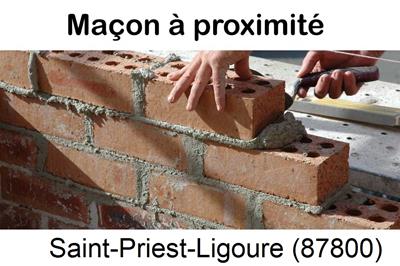 Entreprise de maçonnerie à Saint-Priest-Ligoure-87800