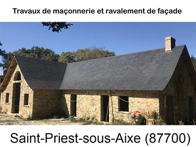 Maçon à proximité de Saint-Priest-sous-Aixe-87700