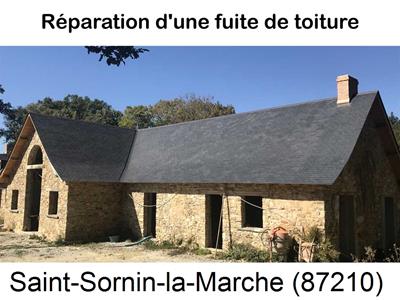 Votre couvreur dans le 87 pour la réparation de votre couverture à Saint-Sornin-la-Marche-87210