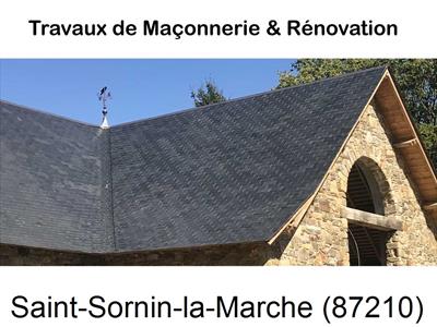 Département Haute-vienne, artisan maçon Saint-Sornin-la-Marche-87210