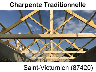 Travaux rénovation toiture à Saint-Victurnien-87420