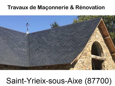 Département Haute-vienne, artisan maçon Saint-Yrieix-sous-Aixe-87700