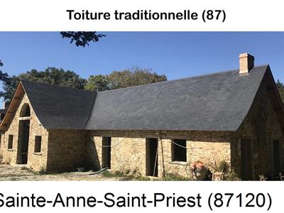 Département haute-vienne, ville Sainte-Anne-Saint-Priest-87120