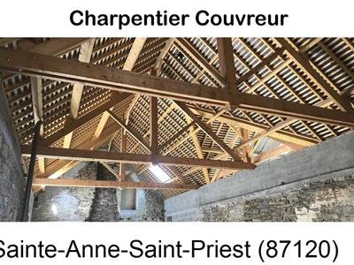 Votre charpentier, travaux de charpente Sainte-Anne-Saint-Priest-87120