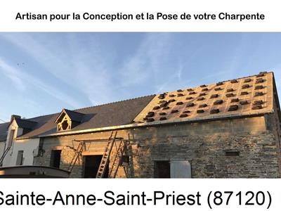 Rénovation charpente Sainte-Anne-Saint-Priest-87120