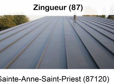 Votre zingueur en image à Sainte-Anne-Saint-Priest-87120