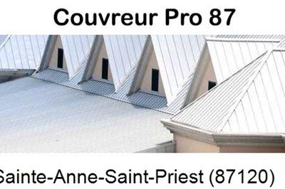 Entreprise de zinguerie à Sainte-Anne-Saint-Priest-87120