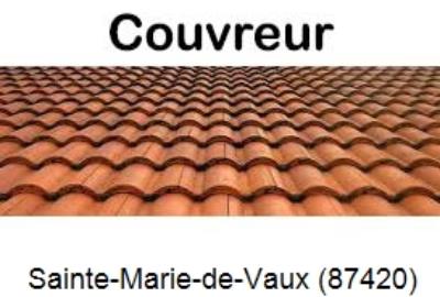 Votre couvreur dans le 87 pour la réparation de votre couverture à Sainte-Marie-de-Vaux-87420