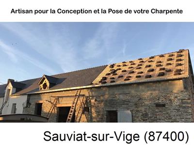 Rénovation charpente Sauviat-sur-Vige-87400