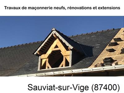 Maçonnerie, entreprise batîment à Sauviat-sur-Vige-87400