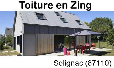 Couverture zing à Solignac-87110