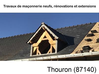 Maçonnerie en neuf à Thouron-87140